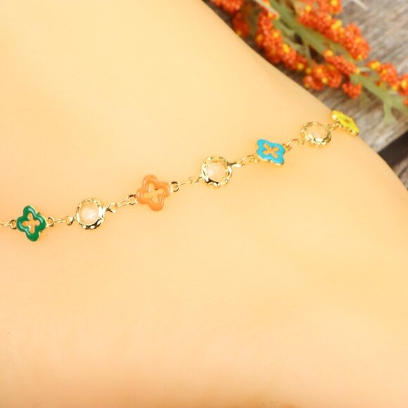 "Elegant Handmade Anklet – Delicate Jewelry for Women, MAR091802 - Picture 1 of 10